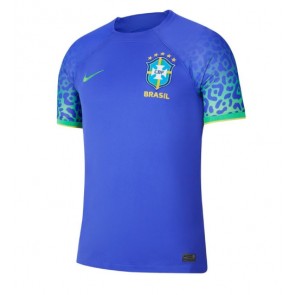 Brazylia Koszulka Wyjazdowych MŚ 2022 Krótki Rękaw